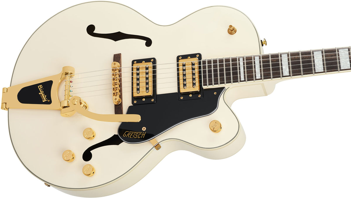 G2420TG Streamliner Hollow Body Bigsby LTD LRL Vintage White