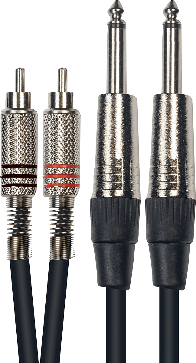 Yellow Cable Cordon 2 RCA 2 Jack 3 M