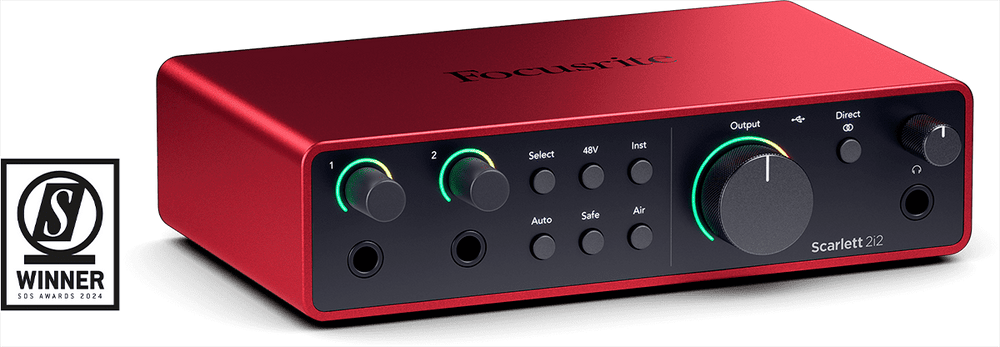 Focusrite Scarlett 2i2 4e generatie