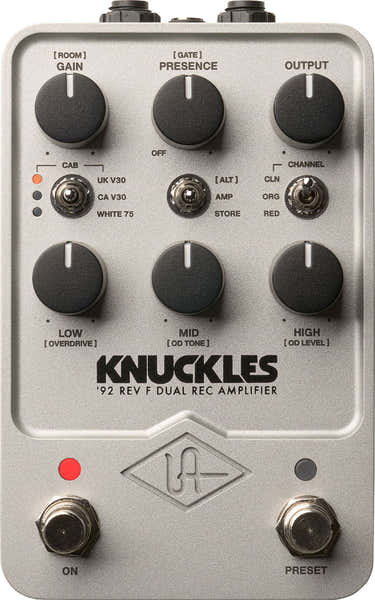 Universal Audio UAFX Knuckles '92 Rev F Dual Rec Amplifier