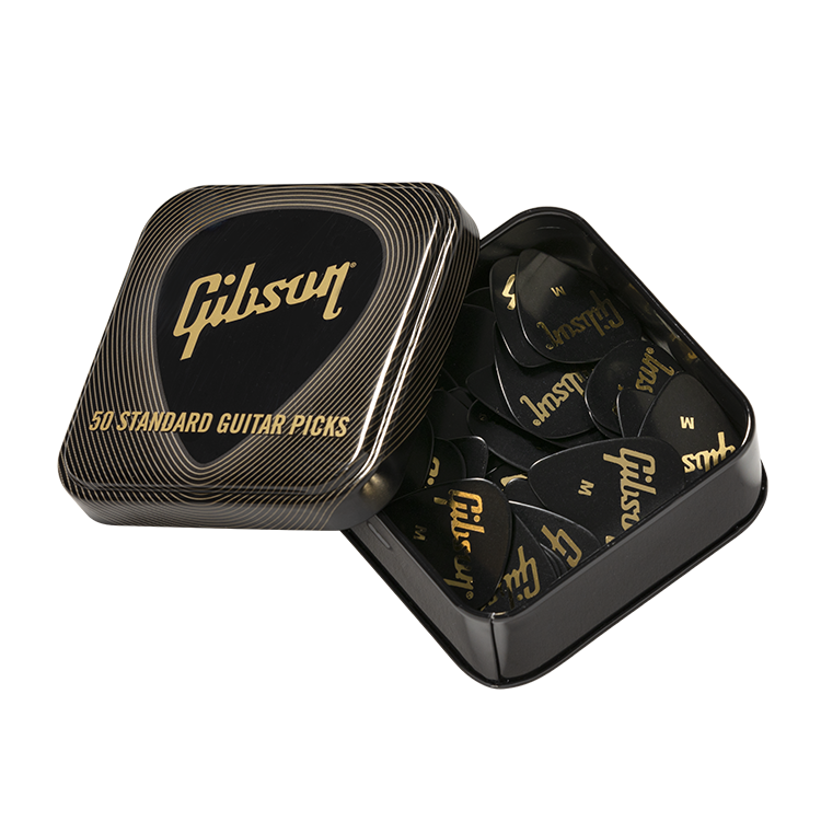 Standard Tin Picks plectrums, pak van 50, Medium