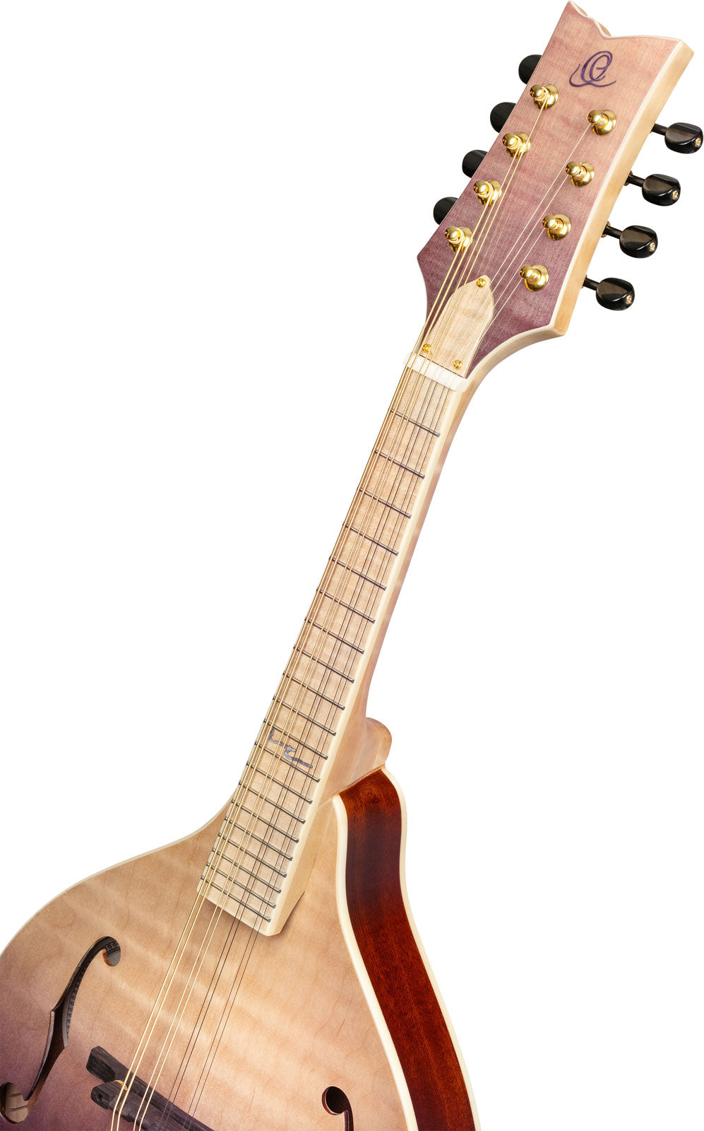 Americana A-Style-mandoline + Croco-leren koffer