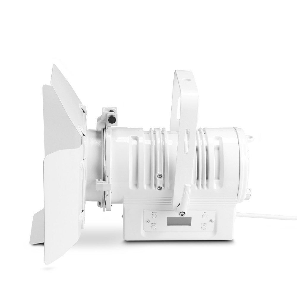 TS 40 WW WH - THEATERSPOT MET CONVEX CONVEX LENS EN 40 W WARM WITTE LED WITTE BEHUIZING