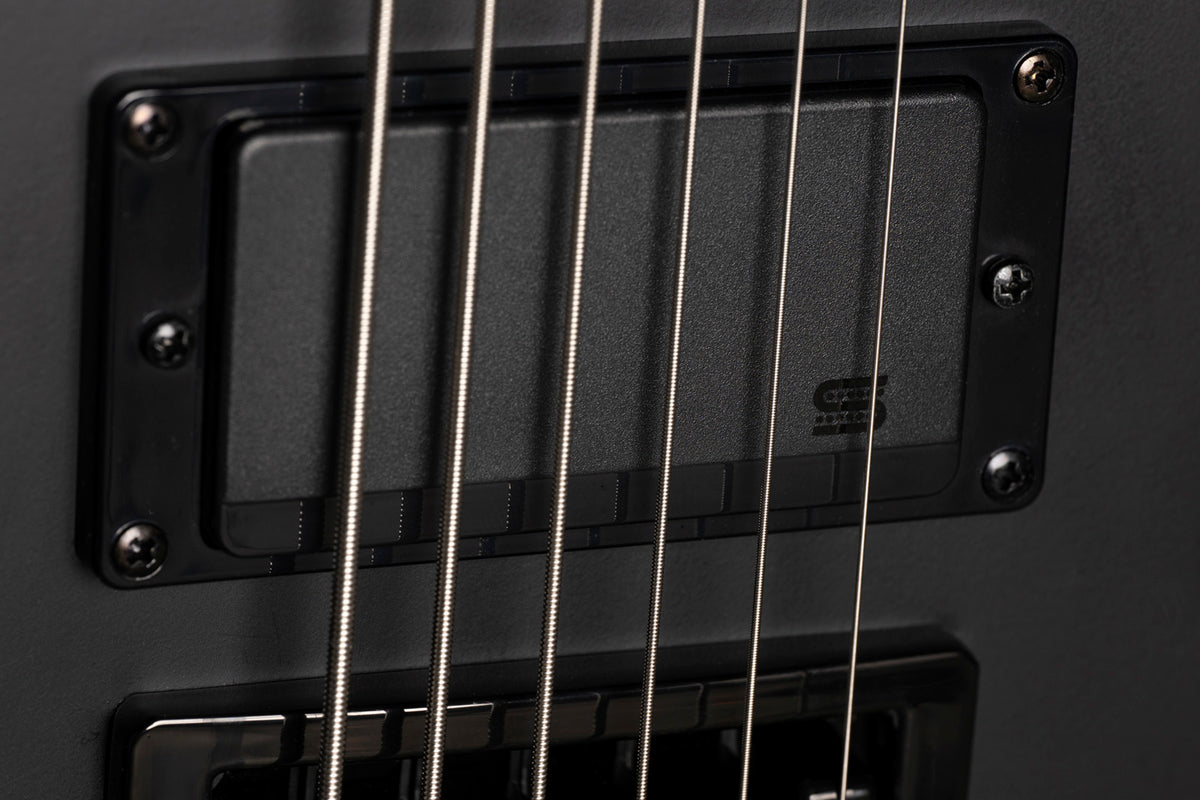 M-6 Evertune Zwart metallic Zwart-Rood Burst satijn