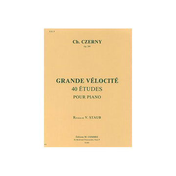 Czerny - Grande Vélocité Op.299 - Piano
