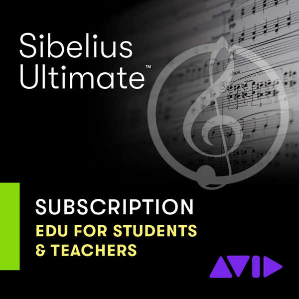 Sibelius Ultimate-abonnement 1Y Onderwijs