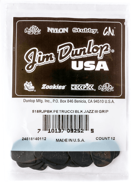 12 x 1,38mm John Petrucci Primetone Jazz III Noir