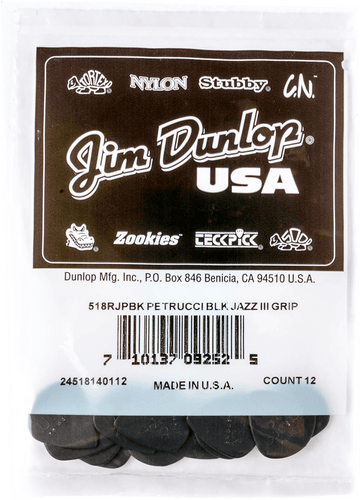 12 x 1,38mm John Petrucci Primetone Jazz III Zwart