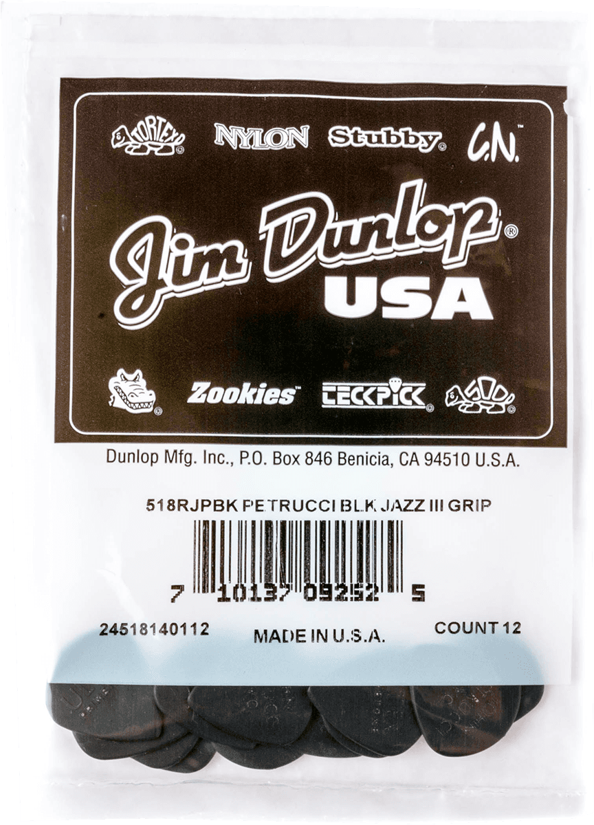 12 x 1,38mm John Petrucci Primetone Jazz III Zwart