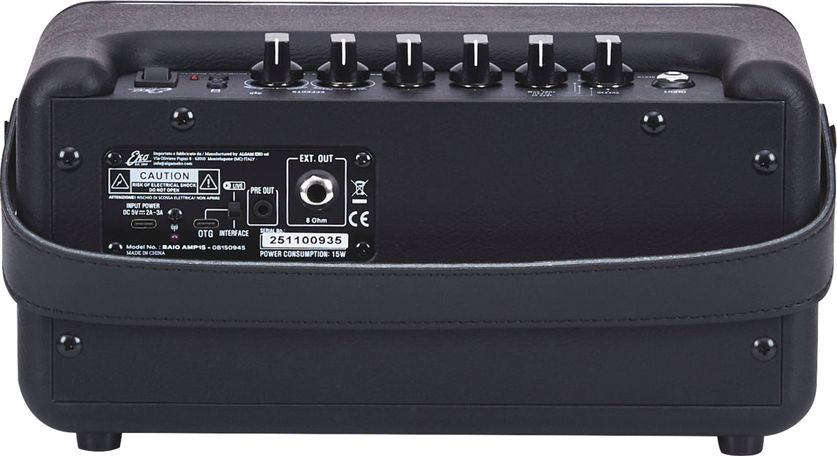 BAIO Amp 15 - compacte modelingversterker + effecten + Bluetooth