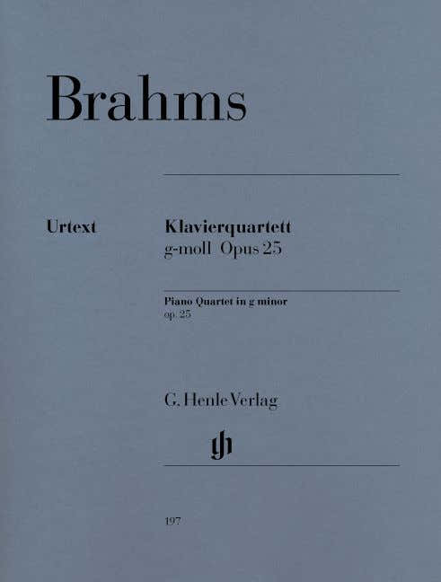 Brahms J. - Piano Quartet G Minor Op. 25