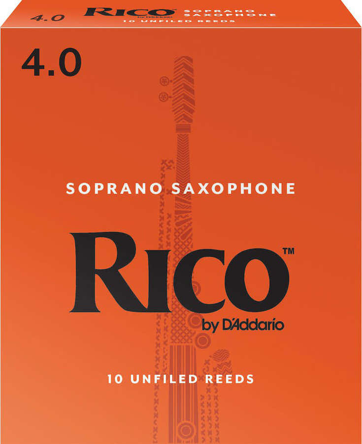 Ria1040 - Anches Saxophone Soprano Rico Par  Force4 (Pack De 10)