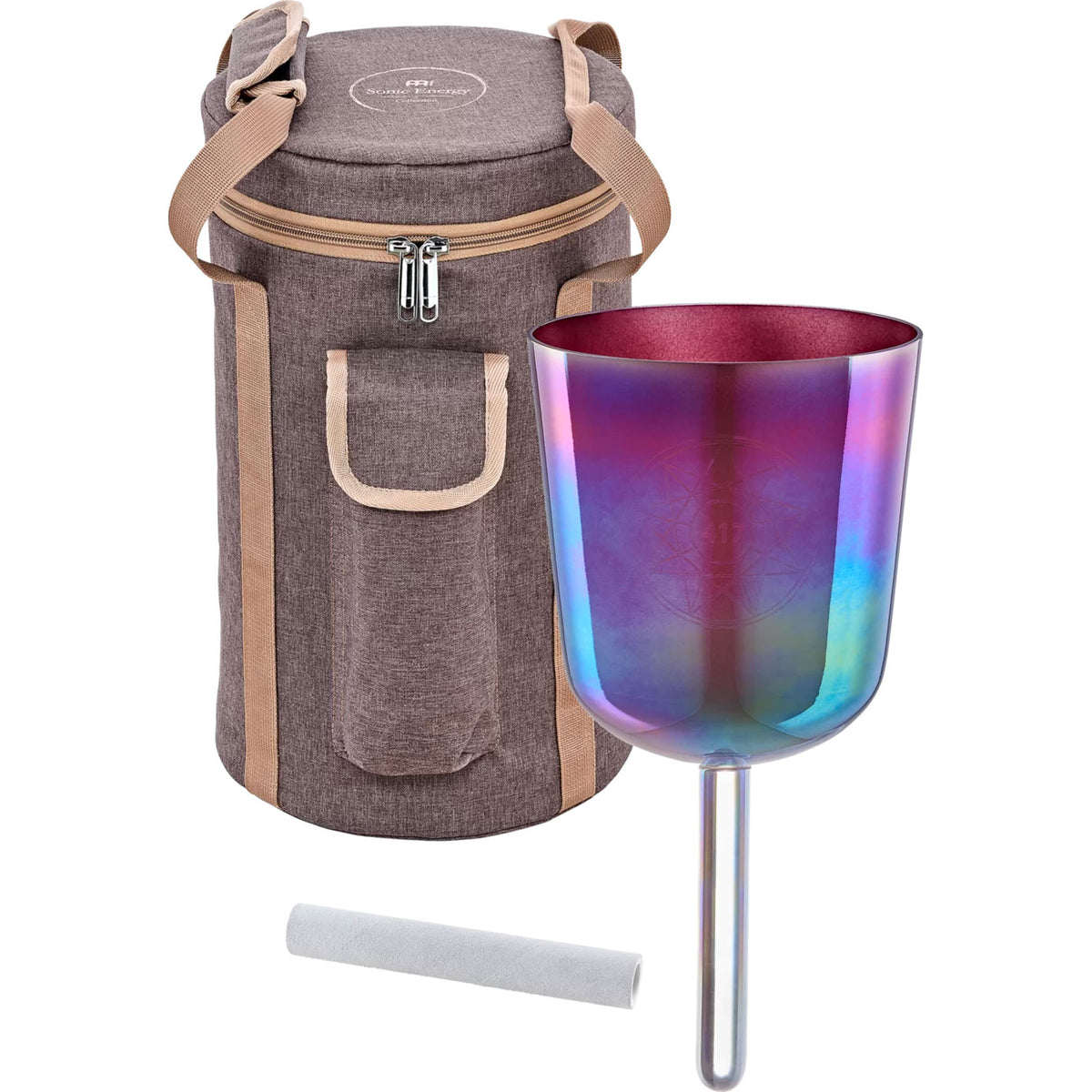ESOLCSB417 - Bol chantant en cristal Essence Solfeggio 5.75" Re 417 Hz brun cuivré