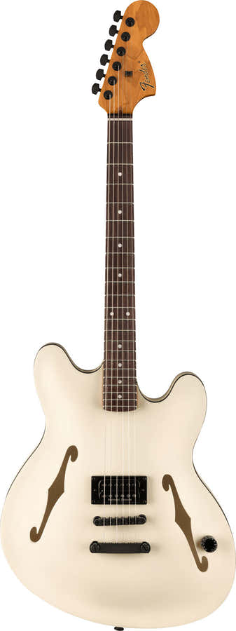 Starcaster Signature Tom Delonge RW Satin Olympisch wit