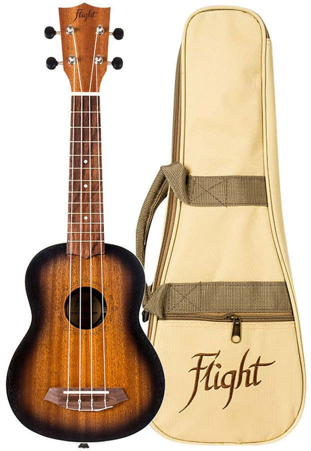Flight: Gemstone NUS380 Soprano Ukulele - Amber