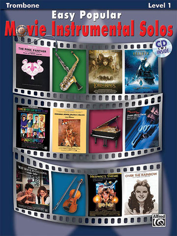Easy Popular Movie Solos + CD - Trombone Solo