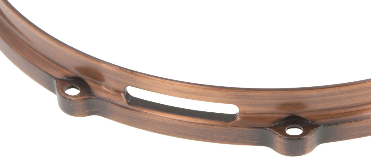 Hdc3-13-8Svbc 13" 8 Holes Snare Side 3Mm Die Cast Drum Hoop Vintage Brushed Copper