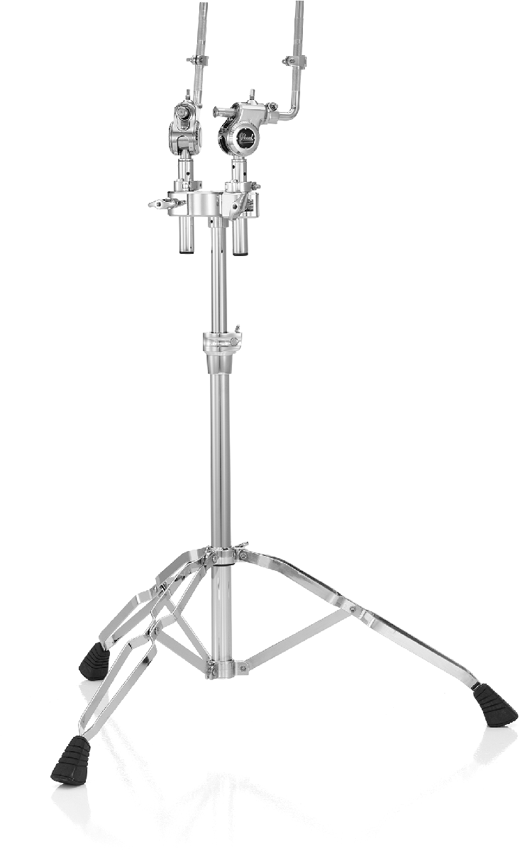 T-1035L Stand Double Toms Avec Attache GYROLOCK-L