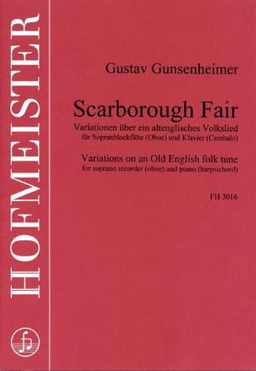 Gunsenheimer G. - Scarborough Fair - FLB Soprano et Piano