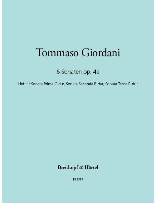 Giordani - 6 Sonatas Op. 4a Op. 4a