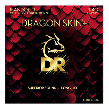 11-40 Dragon Skin+ Coated Mandolin Strings Medium