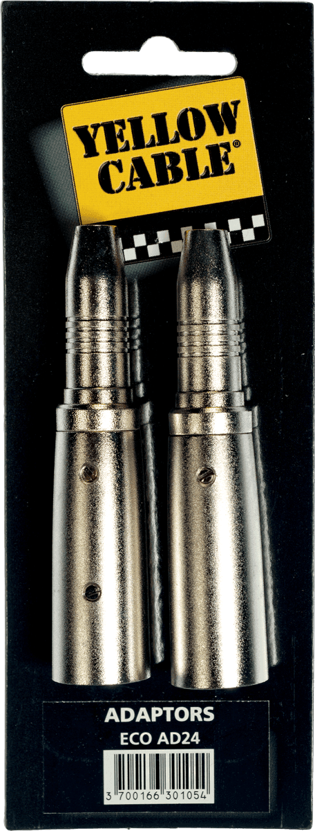 Adaptateur Jack 6,35 Mm Stereo Fem. Xlr Male - Lot De 2