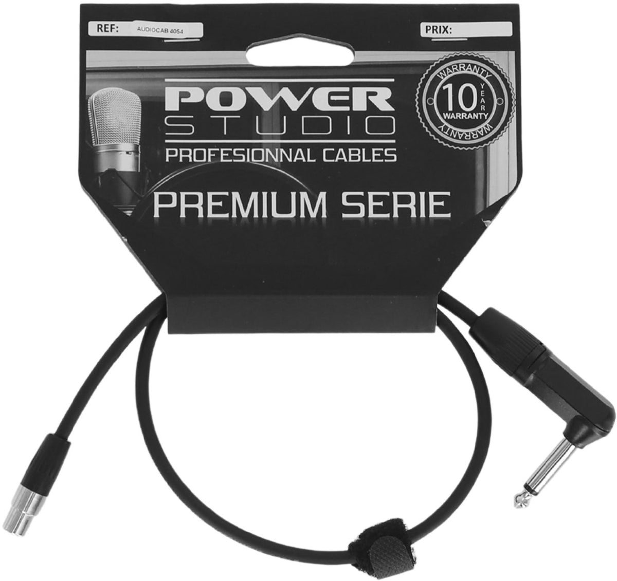 AUDIOCAB 454 Haakse Jack naar Mini XLR 3-polig (AKG) 6cm