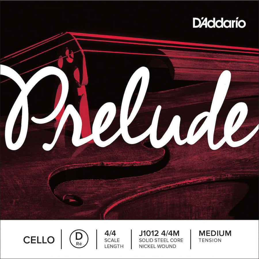 4/4 Prelude Corde Ré Medium/file Nickel