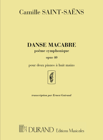 SAINT-SAENS C. - DANSE MACABRE POEME SYMPHONIQUE - 2 PIANOS