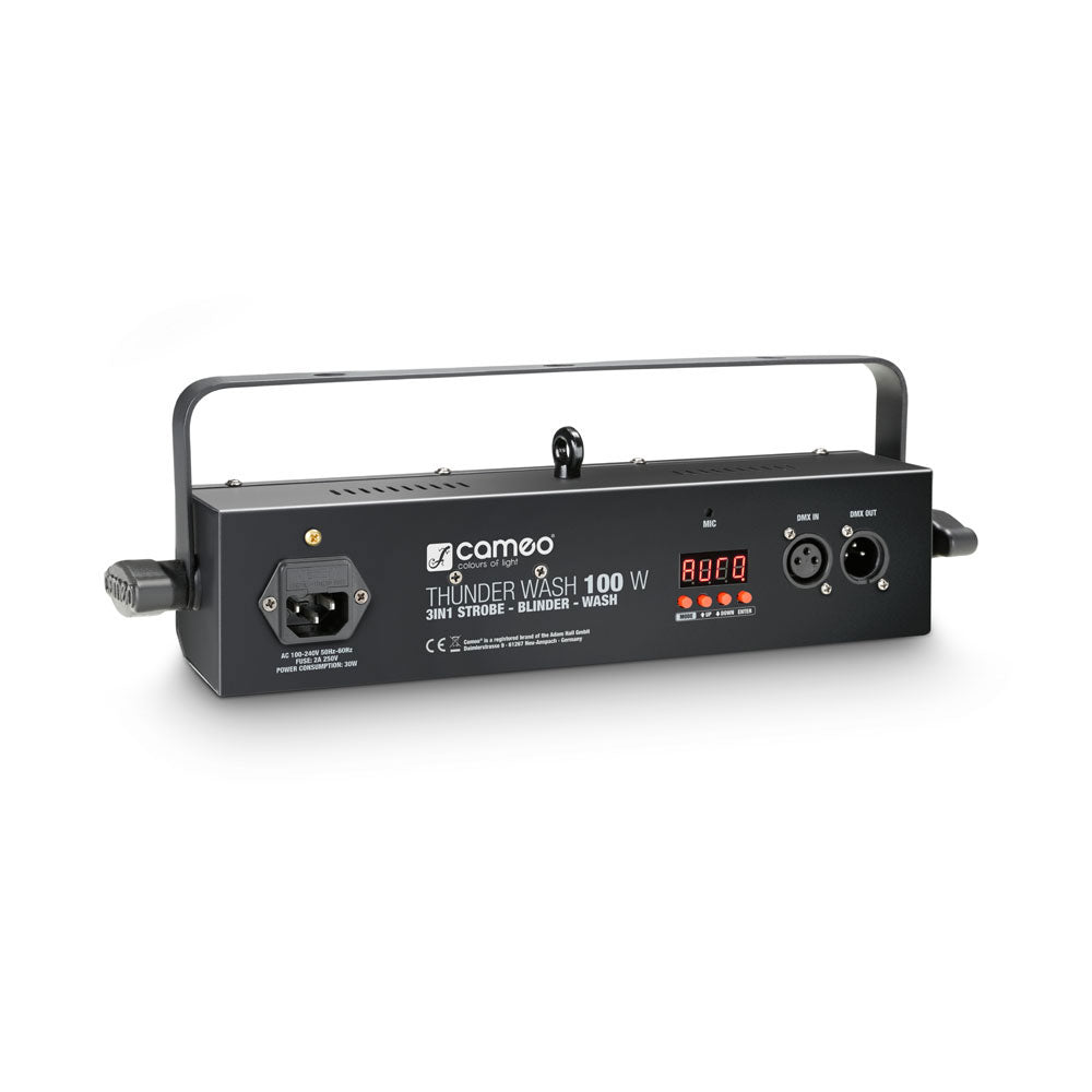 Thunder Wash 100 W - Projecteur 3 En 1 (Strobe Blinder Wash) 132 Leds 0,2 W Blanches