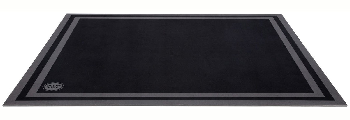 Suspension Libre & Réduction du Bruit d'Impact de 27dB - Tapis Batterie 1.50 x 1.30m - Noir Scène