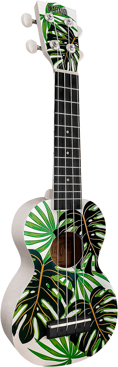 Mahalo Soprano Monstera Avec Housse