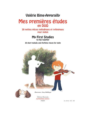 BIME-apparailly Valerie - Mes Premieres Etudes En Duo Pour Violon