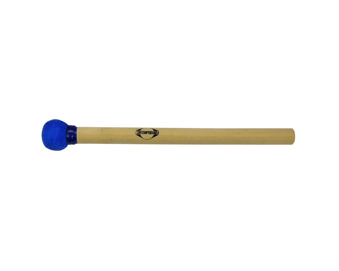 C-BS08 Mailloche De Surdo Bois Bleue Petite Tête 35CM