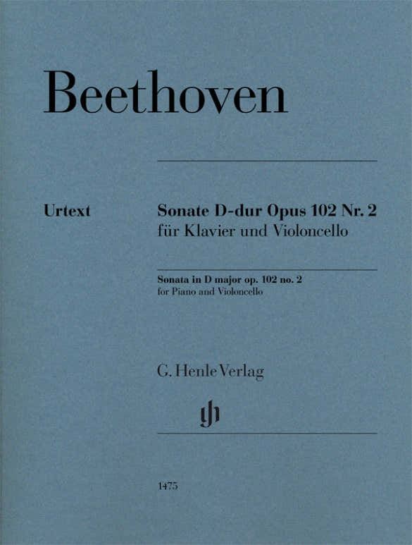 Beethoven L.V. - Sonate D-dur Op.102 N°2 - Violoncelle & Piano