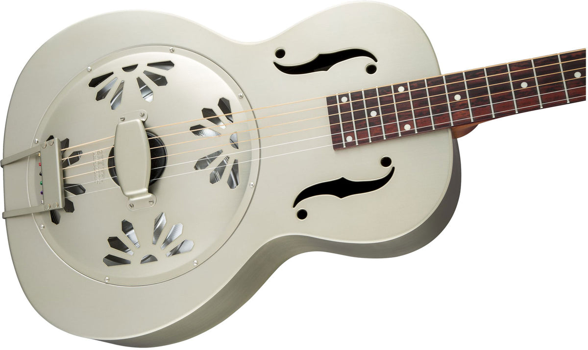G9201 Honey Dipper Resonator met ronde hals en biscuit-cone, Shed Roof