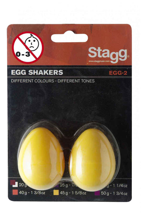 Paire Shaker Oeuf Plastique EGG-2 YW