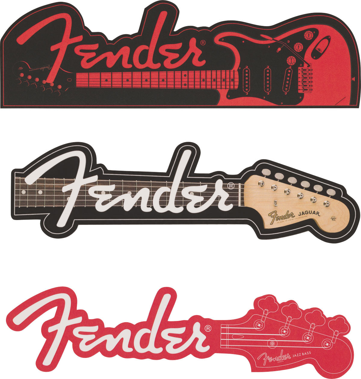 Fender Set van 3 boekenleggers