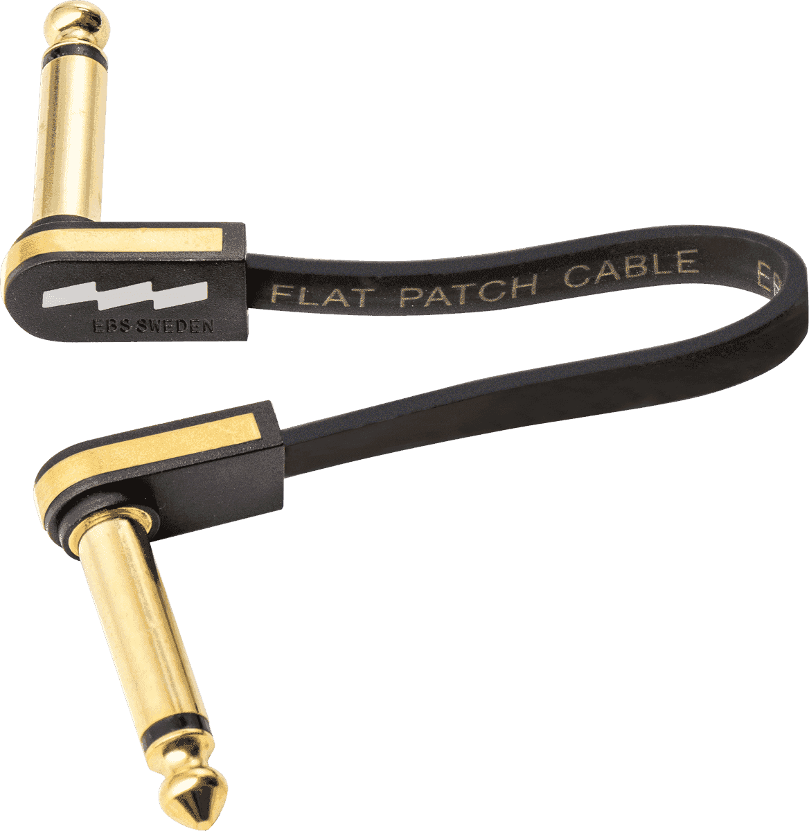 Compacte Gouden Gitaarpatchkabel 10 CM