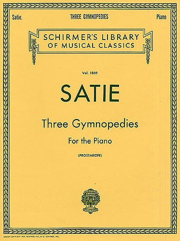 ERIK SATIE THREE GYMNOPEDIES - PIANO SOLO