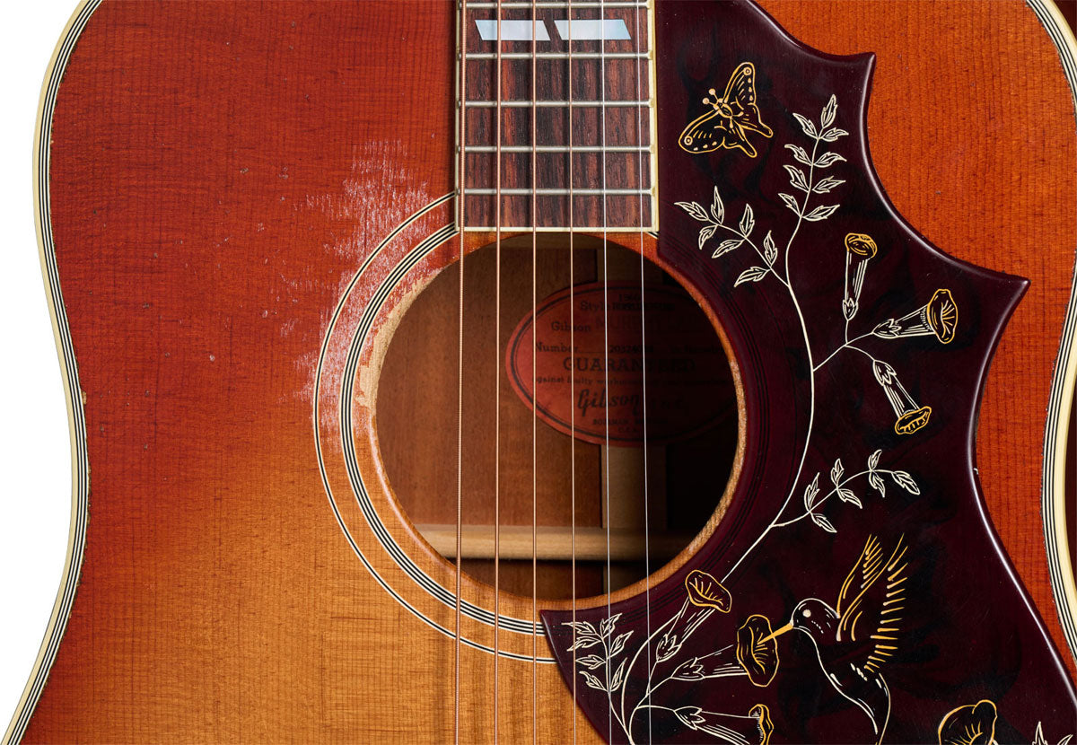 Hummingbird Heavy Aged Washed Cherry Sunburst CSHR