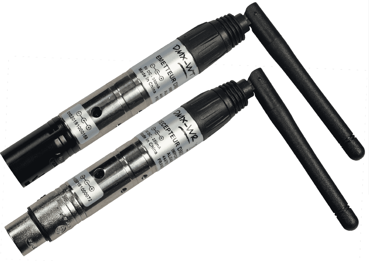 Set draadloze DMX-zender + -ontvanger