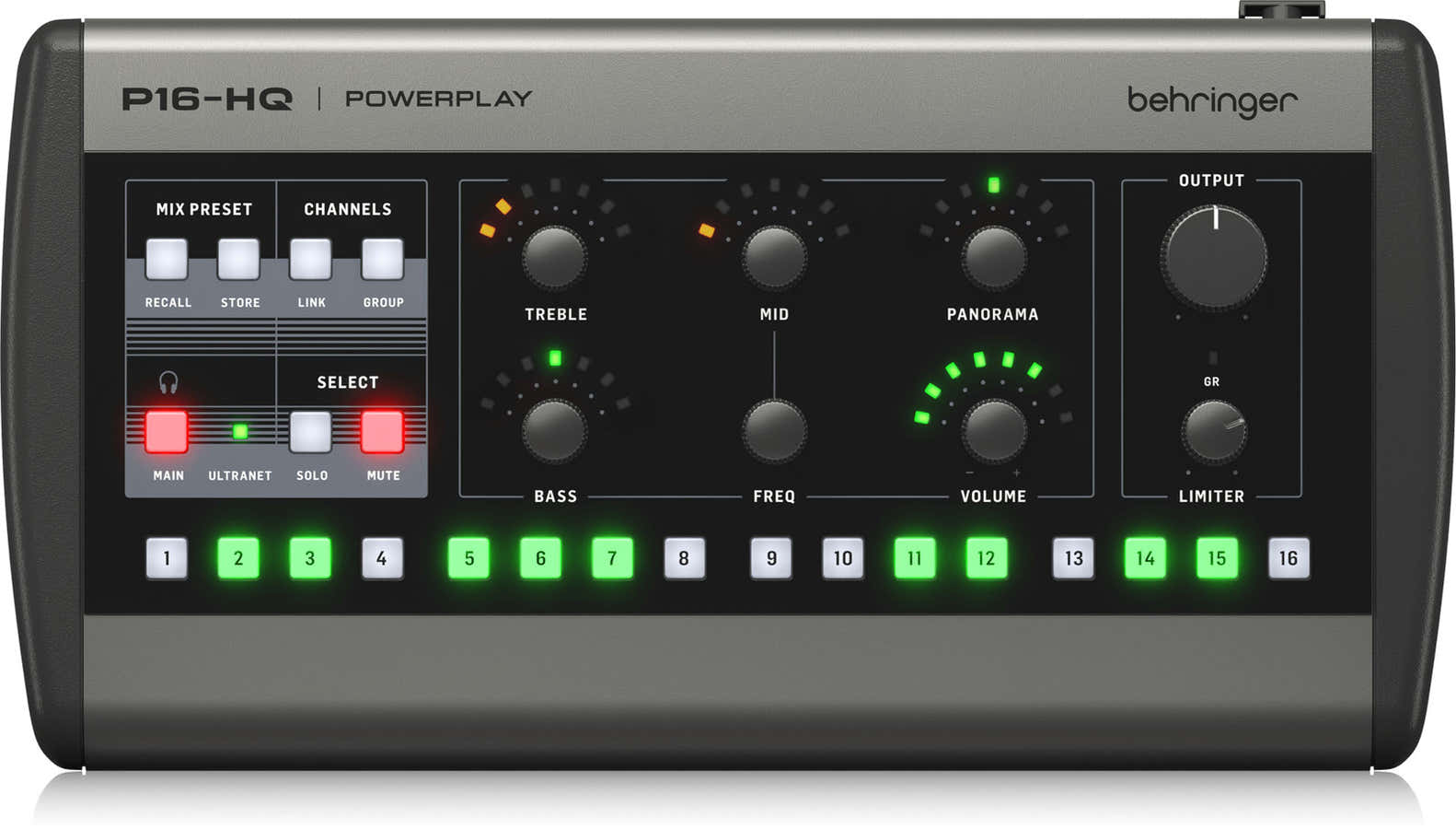 P16-HQ - Monitoring Mixer 16 Cannaux