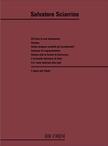 L'Opera Per Flauto 1