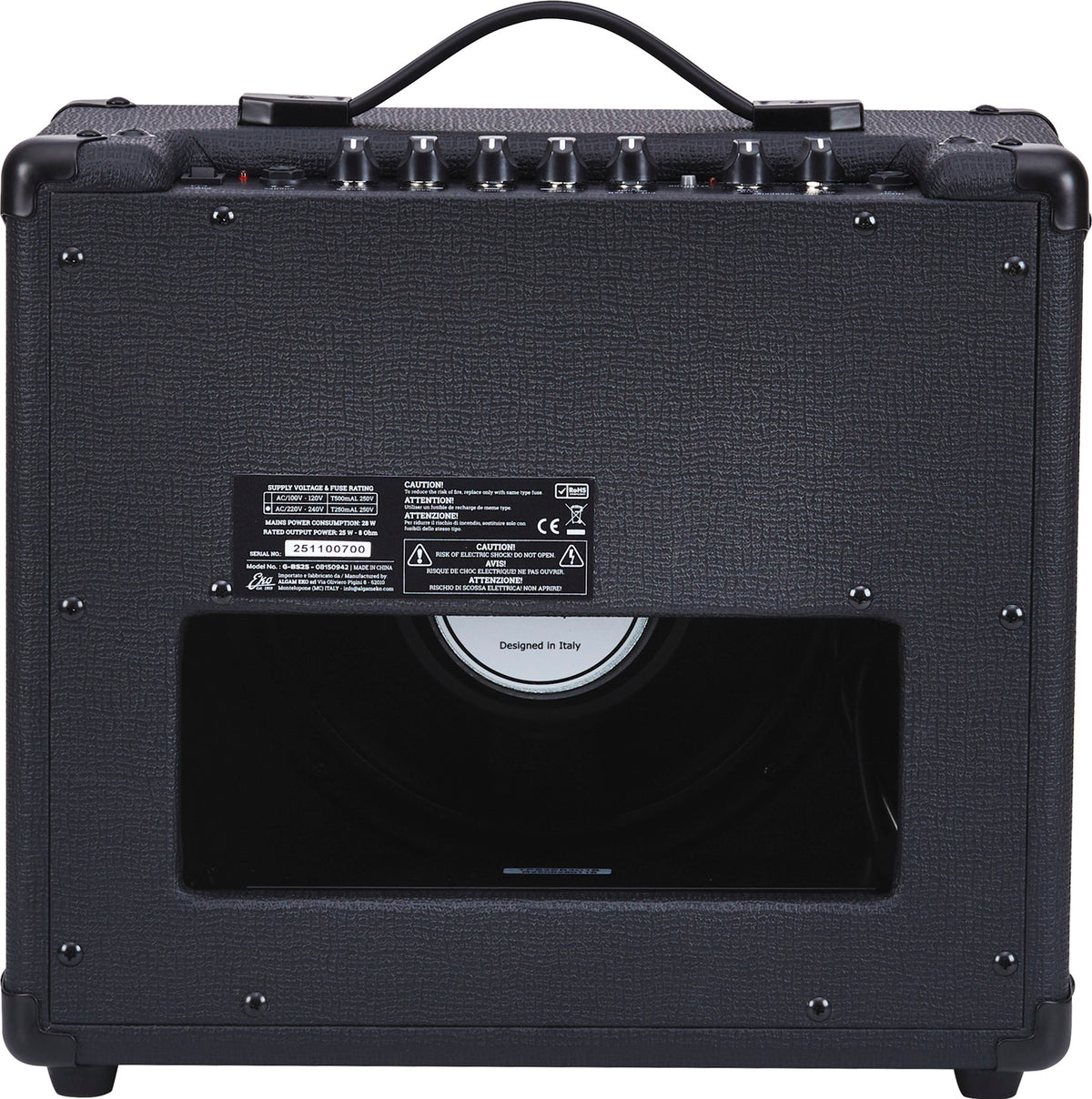 G-BS25 Stealth Black - combo guitare 25W - 2 canaux + reverb