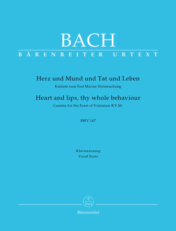 J.S. - Herz Und Mund Und Tat Und Leben Kate Bwv 147 - Ch Piano