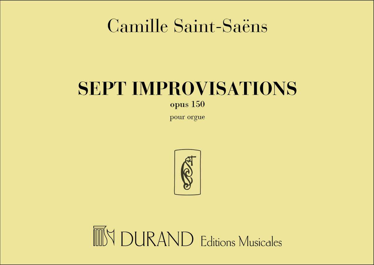 SAINT SAENS C. - Improvisaties (7) OP 150 - Orgel