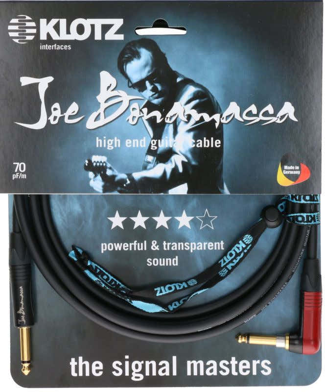 Joe Bonamassa Guitar 4,5M Jack Mono - Silent Plug Coudé,