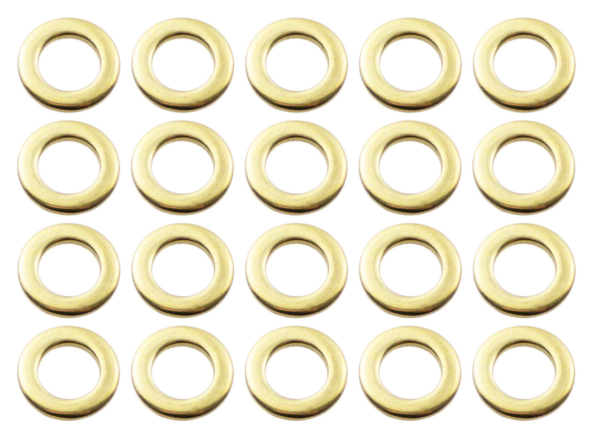 SW-BR - Gouden Metalen Onderlegring Voor Trekstang (X2)