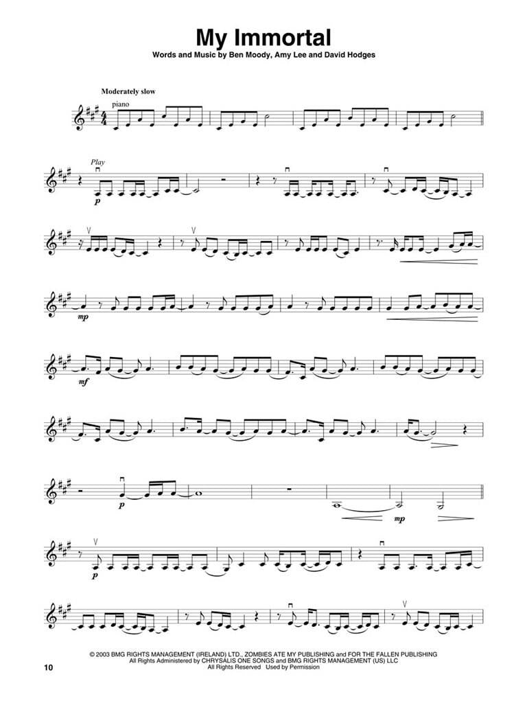 Violin Play Along Volume 49 - Rock Favorites